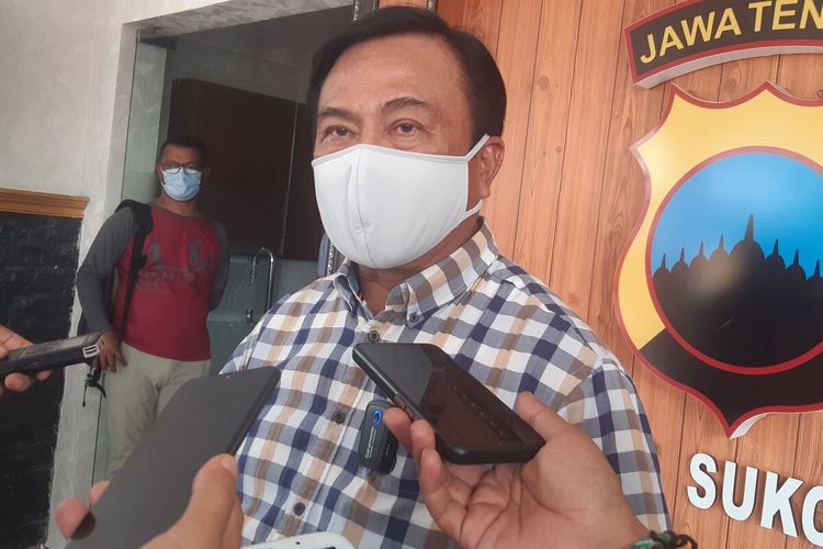 Sekretaris Kompolnas Benny Jozua Mamoto di Mapolres Sukoharjo, Jawa Tengah, Selasa (15/3/2022).