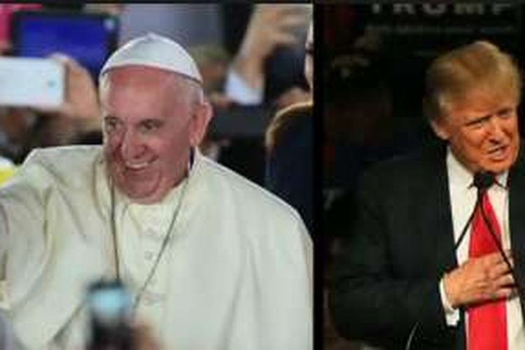Paus Fransiskus dan Donald Trump
