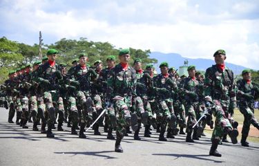 Ilustrasi prajurit TNI.
