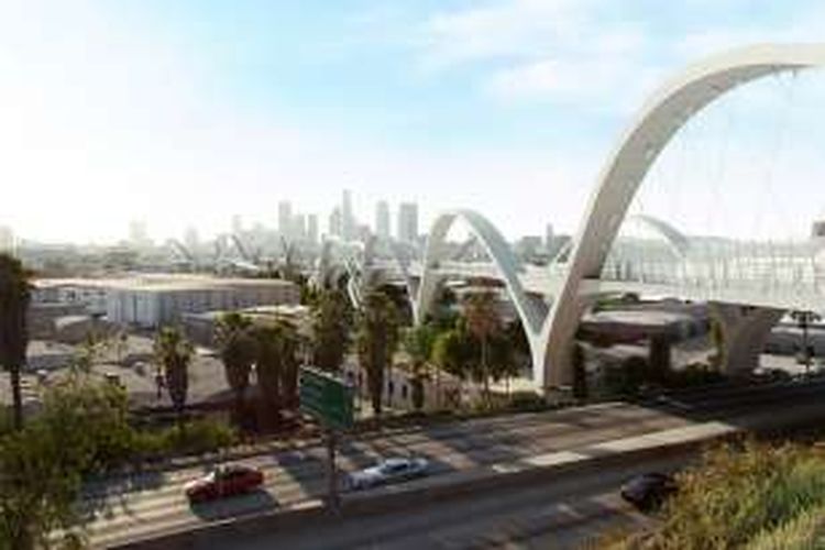 Jembatan Ribbon of The Light Los Angeles