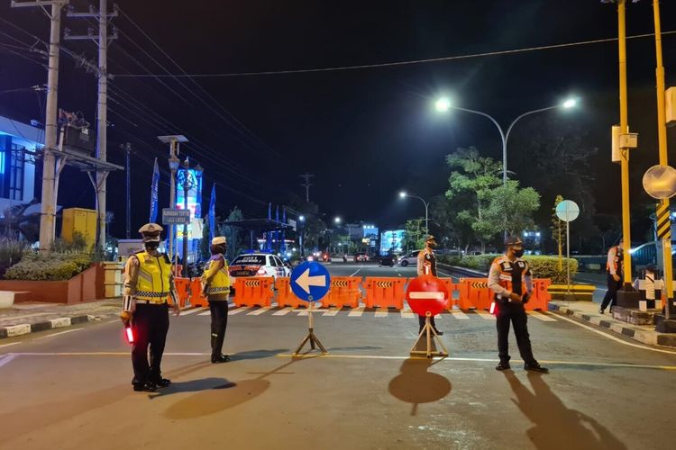 Perempatan Klodran, Bantul saat penutupan Darurat beberapa waktu lalu