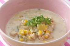 Resep Sup Jagung Krim dengan Oatmeal untuk Sarapan 