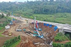 Progres Perbaikan Ruas Tol Bocimi yang Longsor Capai 93 persen