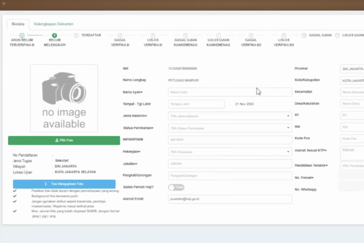 Cara daftar petugas haji 2026 formasi PPIH Kloter dan PPIH Arab Saudi.