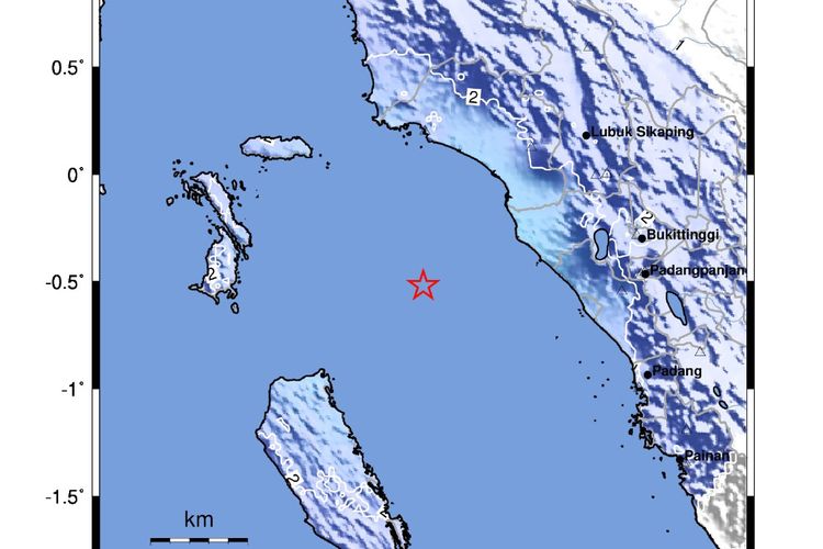 Gempa Magnitudo 4,5 di Laut Barat Agam Dipicu Aktivitas Sesar Mentawai, Tidak Berpotensi Tsunami