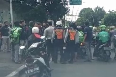 Bentrok Pengemudi Ojol dan Dishub di Bulungan akibat Pentil Motor Dicabut Berakhir Damai