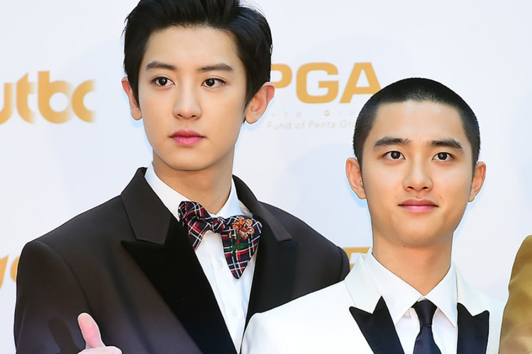 Dua personel EXO, Chanyeol dan D.O.