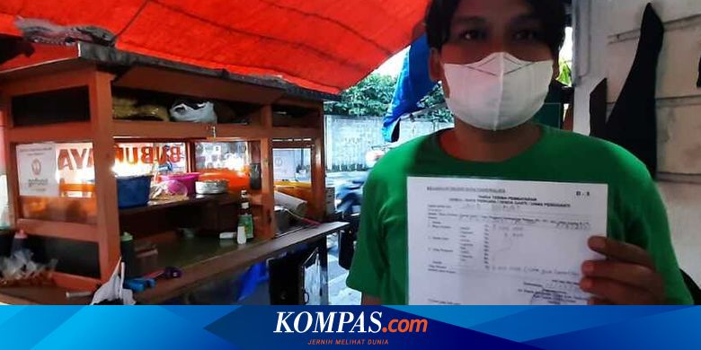 Pengakuan Tukang Bubur yang Kena Denda PPKM Rp 5 Juta: Kapok... - Vimarsana News
