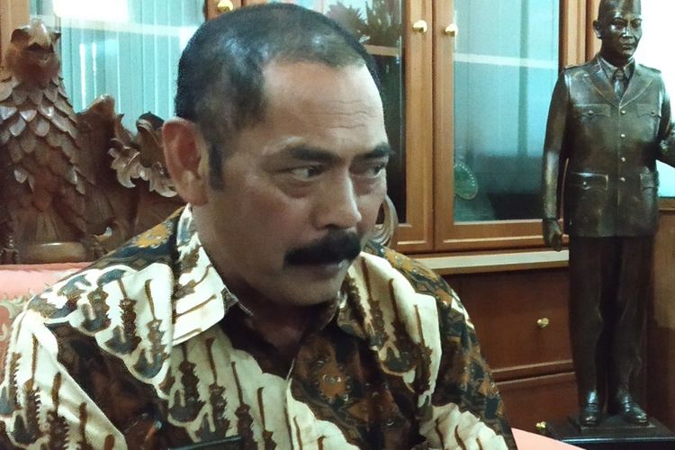Wali Kota Surakarta FX Hadi Rudyatmo di Solo, Jawa Tengah, Minggu (29/9/2019).