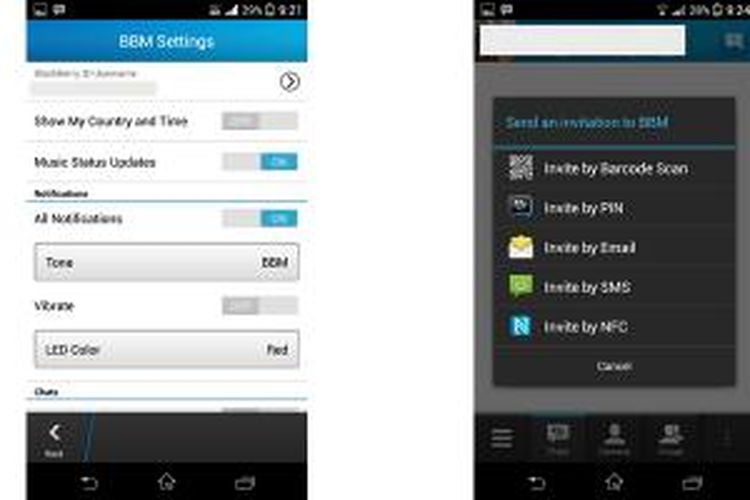 Ini Dia Tampilan BBM Di Android