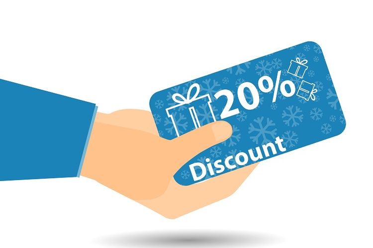 Ilustrasi voucher potongan harga