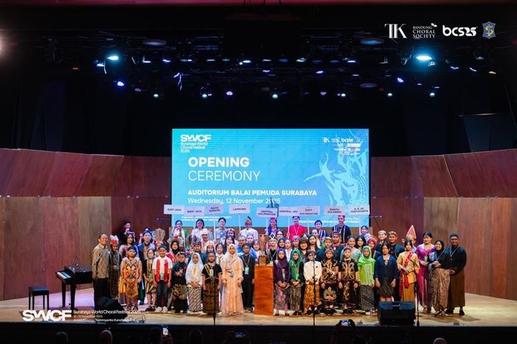 Ajang Surabaya World Choral Festival (SWCF) 2025 digelar Rabu (12/11/2025) hingga Sabtu (15/11/2025). 