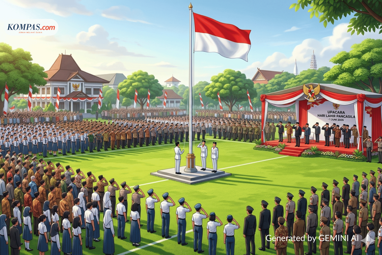 Susunan Upacara Hari Lahir Pancasila 2026 Lengkap Tata Cara dan Teksnya