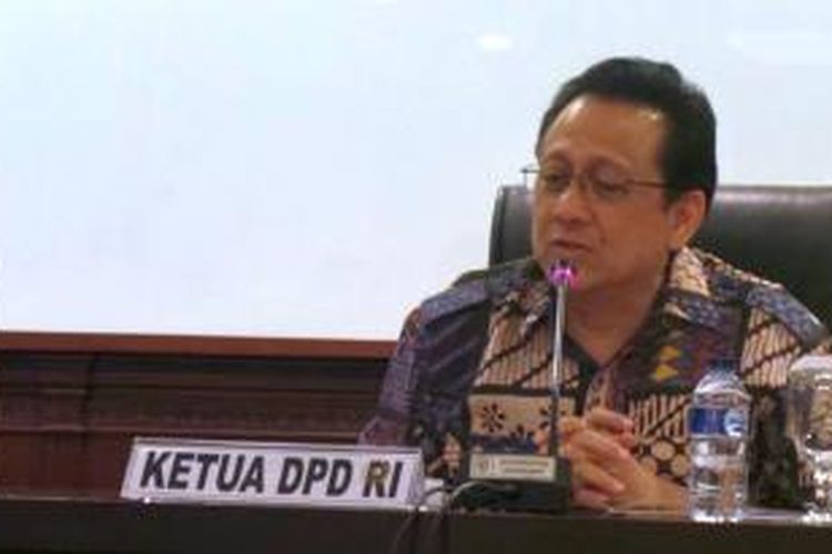 Ketua DPD RI Irman Gusman
