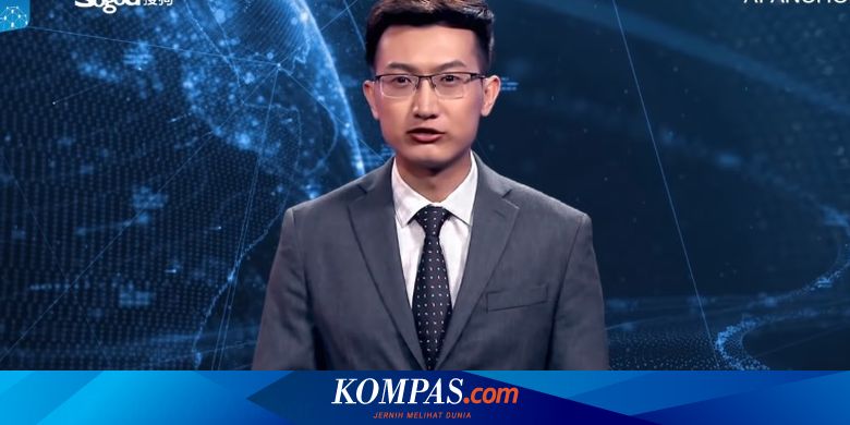 Pembaca Berita Di Stasiun Televisi China Ini Ternyata Bukan Manusia Halaman All Kompas Com