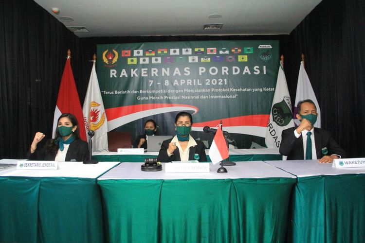 Pengurus Pusat Persatuan Olahraga Berkuda Seluruh Indonesia (PP Pordasi) telah menggelar Rapat Kerja Nasional (Rakernas) 2021 pada 7-8 April 2021.