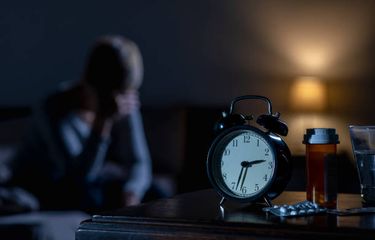 Ilustrasi bahaya insomnia bagi kesehatan mental.