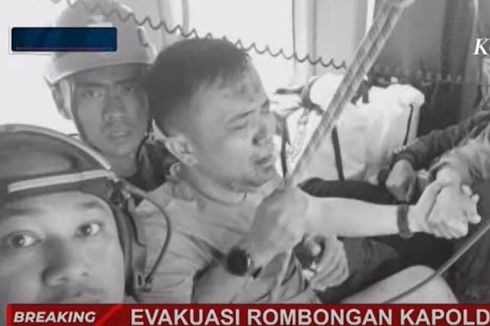 Lewat Jalur Udara, 4 Orang Rombongan Kapolda Jambi Berhasil Dievakuasi dari Hutan Kerinci