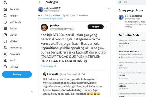 Unair Buka Suara soal Gaduh Cuitan Mahasiswa Plagiat Tugas