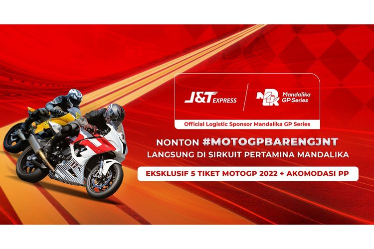 Program nobar J&T Express berhadiah 5 tiket MotoGP 2022