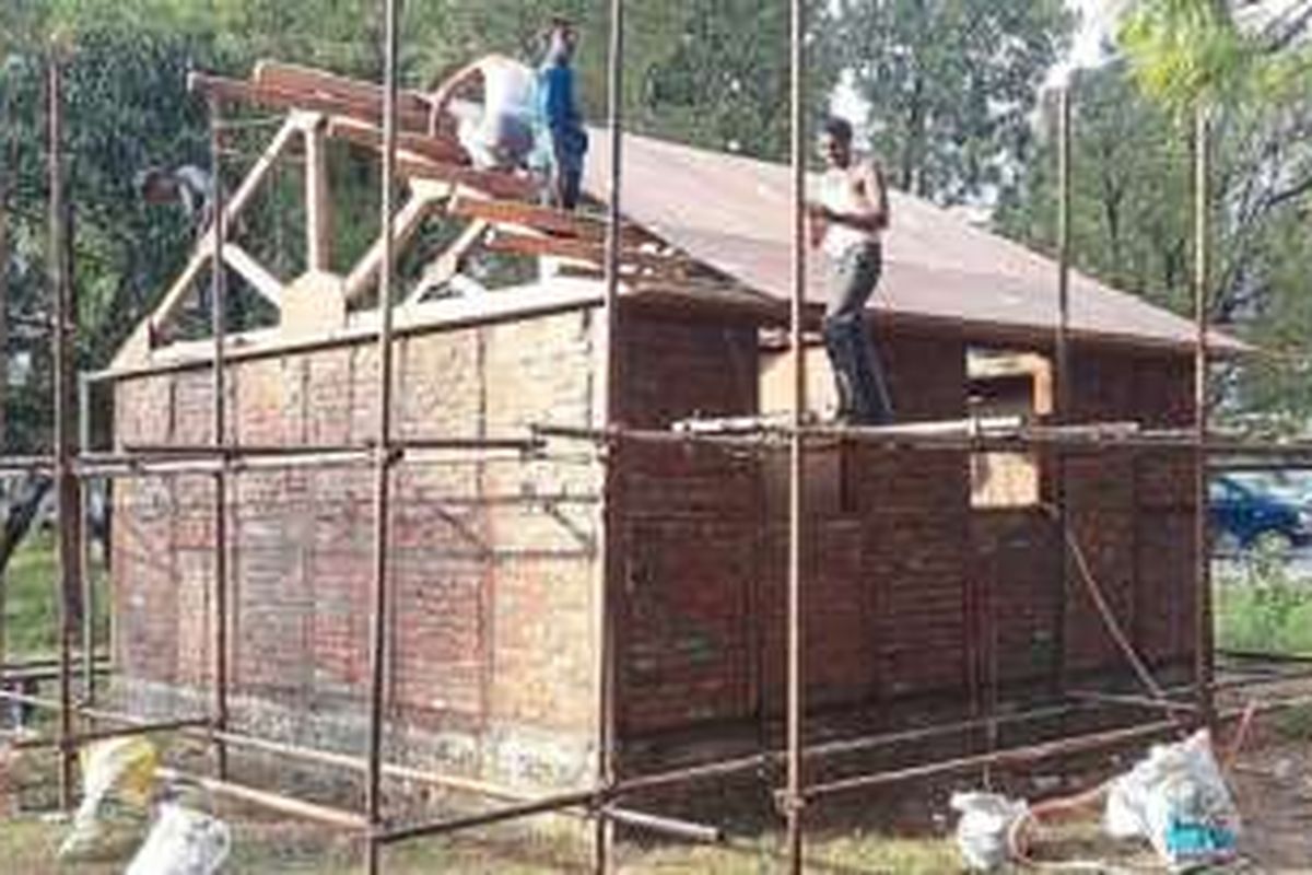 Rumah anti gempa rancangan arsitek Jepang Shigeru Ban.