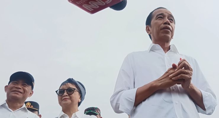 Muhadjir Tertawa dan Sri Mulyani Menyimak Saat Jokowi Ditanya Pemanggilan Menteri oleh MK