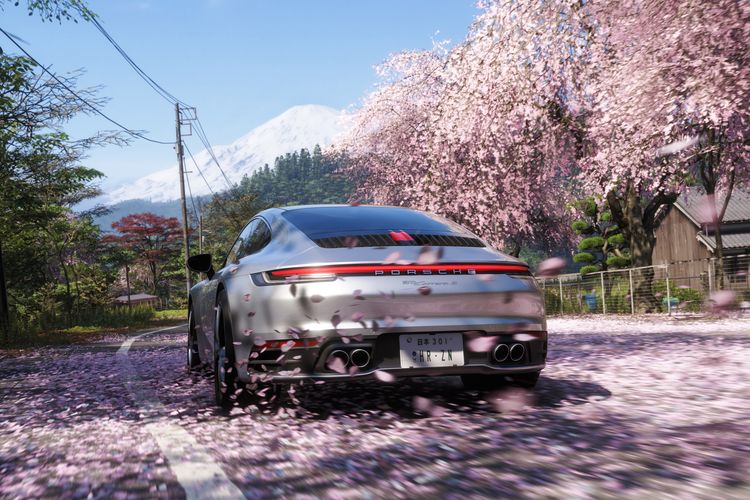 Tampilan game Forza Horizon 6.
