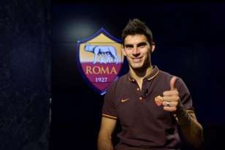 Diego Perrotti diumumkan sebagai pemain baru AS Roma, Senin (1/2/2016)