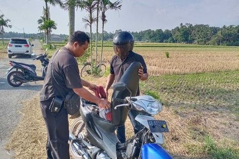 Pencurian Terekam CCTV, Pelaku Ditangkap Setelah Sempat Dikejar Polisi di Sawah