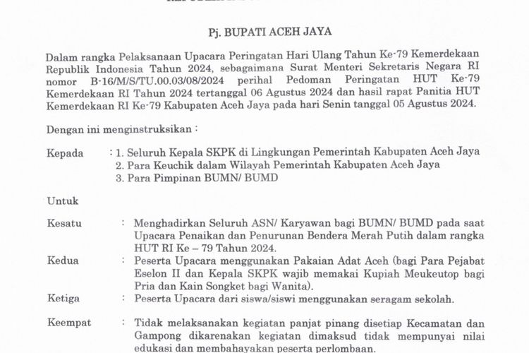 Warga Aceh Jaya Dilarang Gelar Panjat Pinang, Dianggap Tak Punya Nilai Edukasi