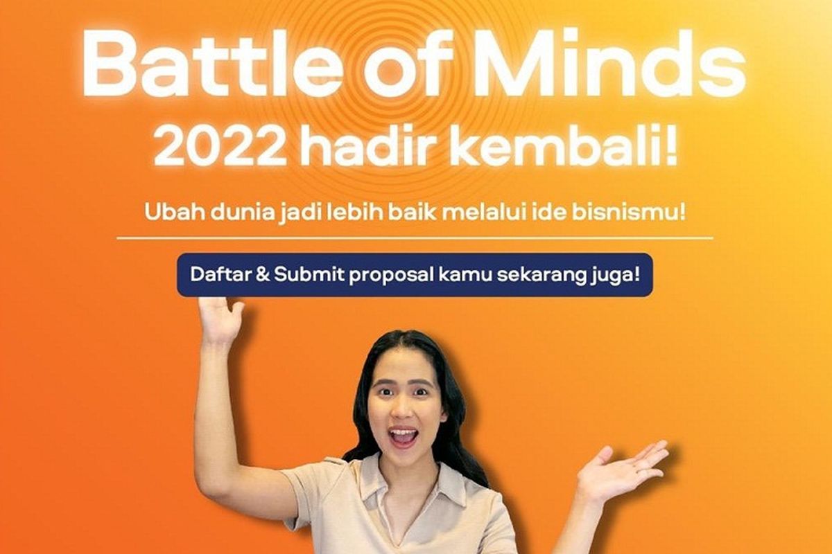 Kompetisi ini terbuka bagi mahasiswa, profesional muda, hingga wirausahawan muda. Masa pendaftaran telah dibuka sejak tanggal 12 Mei hingga 30 Juni 2022.