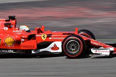 Vettel Lebih Cepat dari Hamilton pada Hari Ketiga Tes di Barcelona