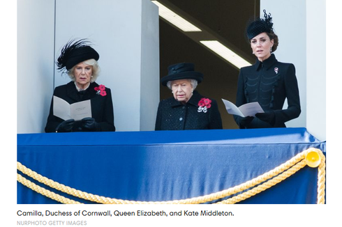 Remembrance Sunday, Kenapa Kate dan Meghan Berdiri di Balkon Terpisah?