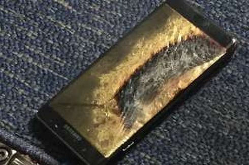 Galaxy Note 7 yang Sudah Ditukar Terbakar di Pesawat