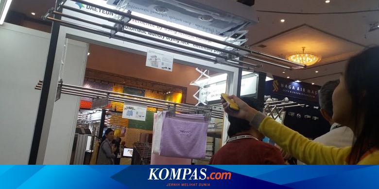 Canggih Jemuran Pakaian Dikendalikan Remote Control