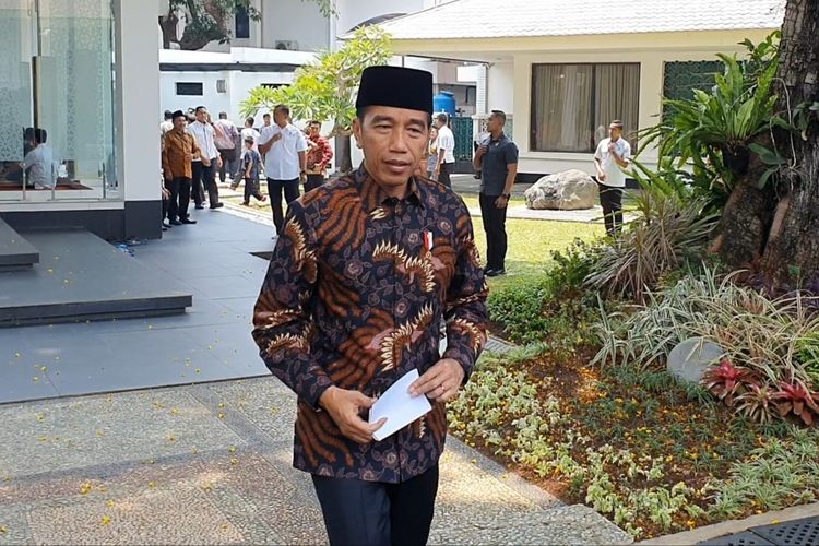 Presiden Jokowi di Istana Kepresidenan, Jakarta, Jumat (27/9/2019).