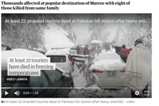 Puluhan Turis Tewas akibat Terjebak Badai Salju di Pakistan