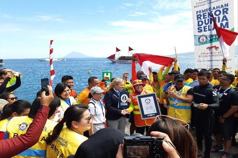 Pecahkan Rekor Dunia Penyelam Terpanjang, WASI Kampanye Jaga Laut