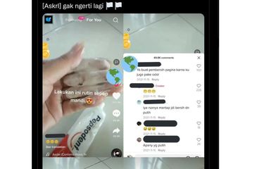 Viral unggahan cara membersihkan area kewanitaan dengan pasta gigi