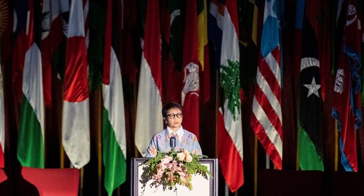 Hadapi Tahun Politik, Menlu Retno Pastikan Diplomat dan Perwakilan RI Jaga Netralitas
