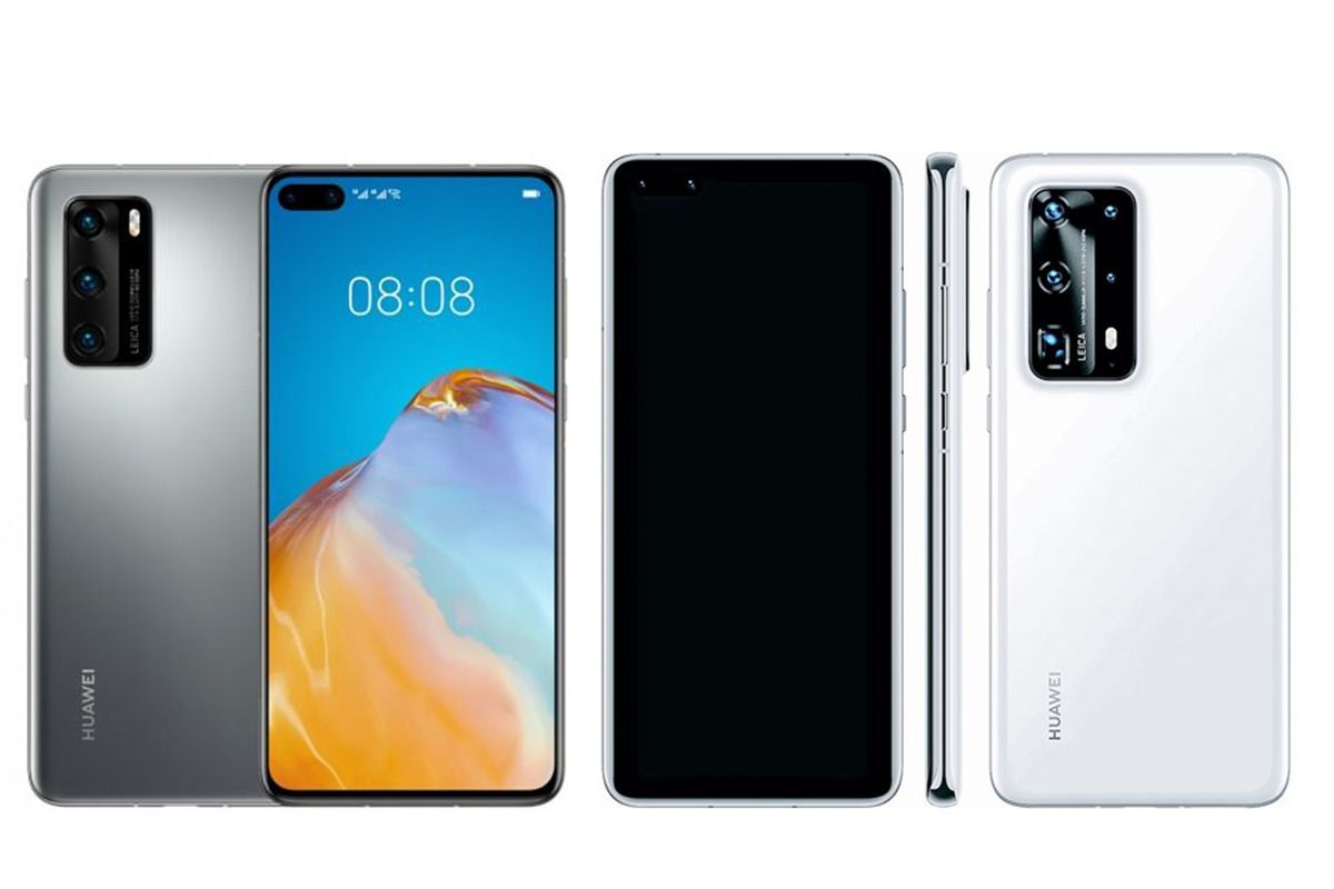 Huawei P40 (kiri) dan P40 Pro Plus