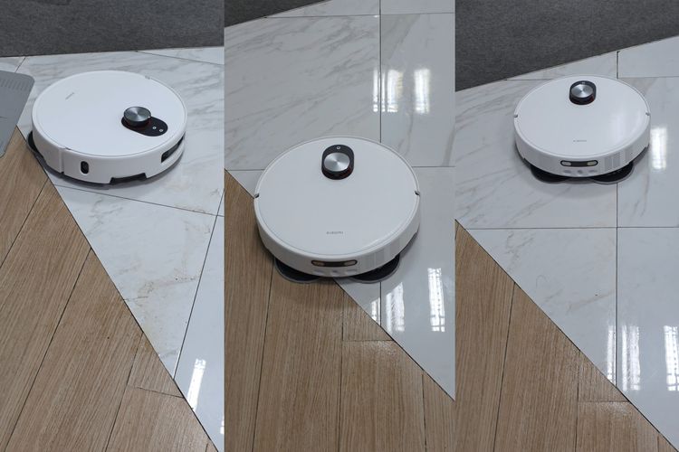 Xiaomi Robot Vacuum 5 memang butuh beberapa kali lintasan, tetapi noda basah tersebut akhirnya bisa dibersihkan dengan rapi.