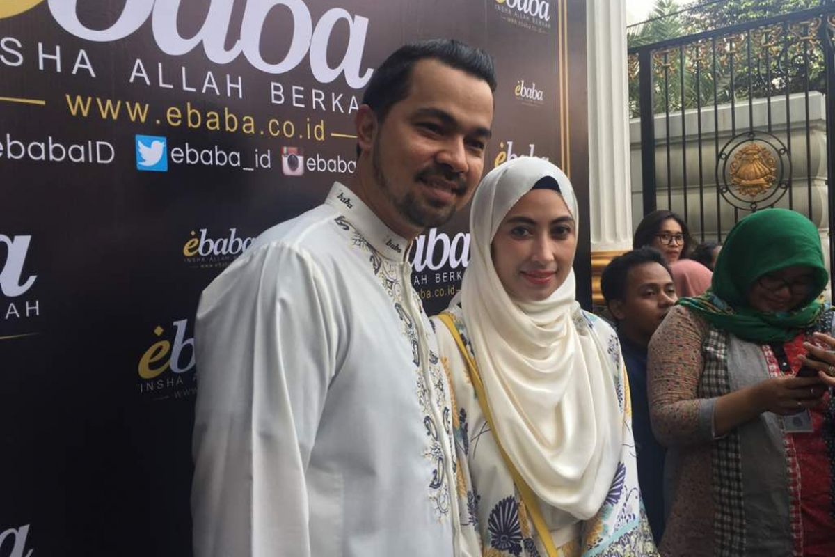 Annisa Trihapsari diabadikan dalam sebuah acara e-commerce di kawasan Pondok Indah, Jakarta Selatan, Jumat (19/5/2017)
