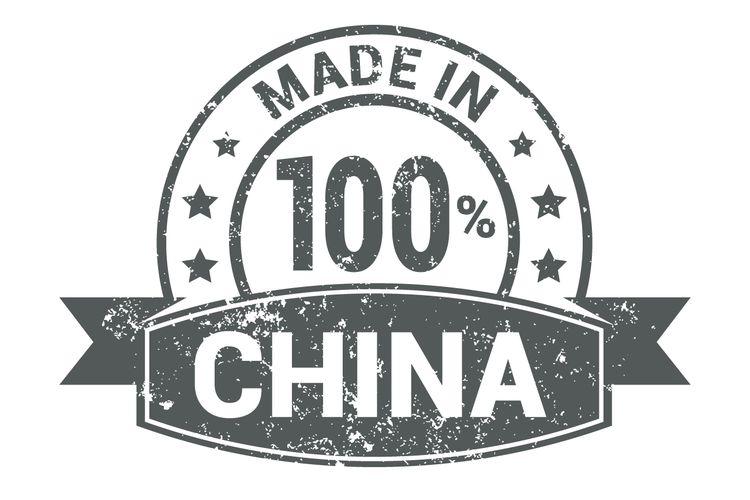Ilustrasi produk made in China.