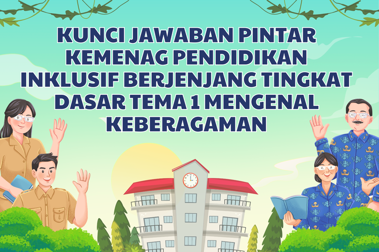 Kunci Jawaban PINTAR Kemenag Pendidikan Inklusif Berjenjang Tingkat Dasar Tema 1 Mengenal Keberagaman