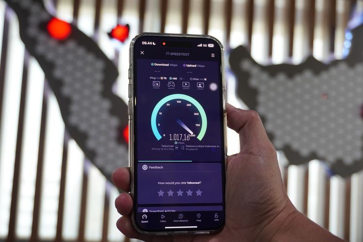 Kecepatan 5G Telkomsel