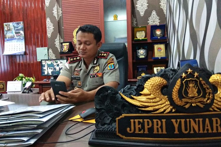 Kapolres Nunukan AKBP Jepri Yuniardi, Kamis (5/7/2018)