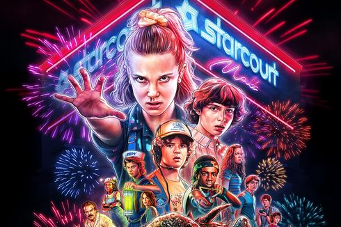 Intip Foto-foto Keseruan Seri Stranger Things 3