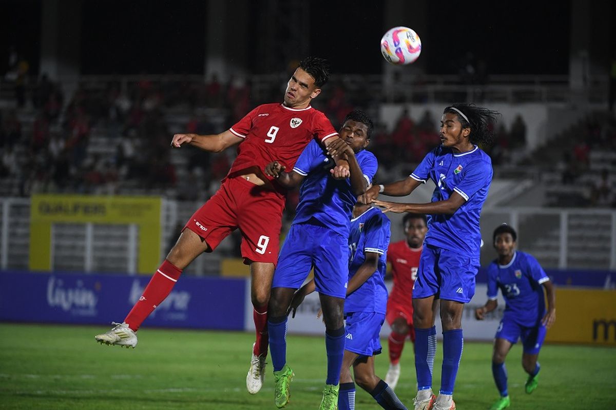 Hasil Timnas U20 Indonesia Vs Maladewa Garuda Nusantara Menang 4 0