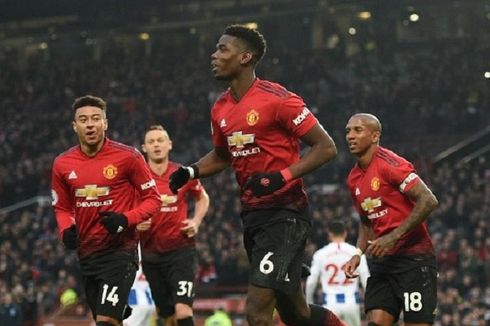 Manchester United Vs Brighton, Pogba-Rashford Bawa Setan Merah Menang